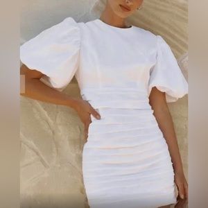 White Dissh Linen dress